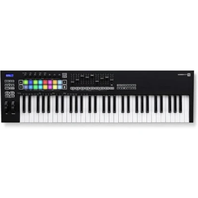 Abbildung von Novation Launchkey 61 [MK3] MIDI Controller Keyboard Nahtlose Integration in Ableton Live. Akkordmodus, Skalenmodus und Arpeggiator. Sämtliche Software, die Sie für Musikproduktion benötigen.