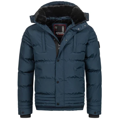 Abbildung von Alessandro Salvarini Winterjacke &quot;ASFabiano&quot;, mit warmem Teddyfell und abnehmbarer Kapuze