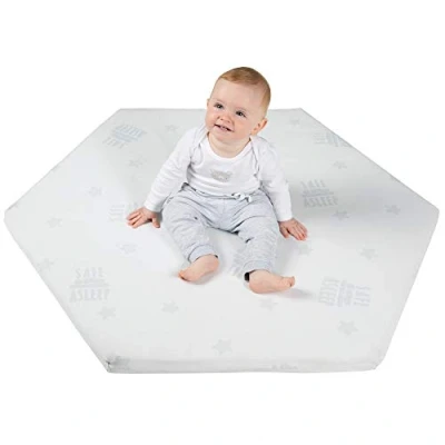 Abbildung von Laufgitter Matratze safe asleep®, roba®, 4 cm hoch, für 6 eckige