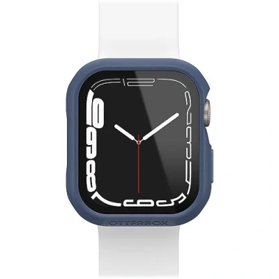 Abbildung von OtterBox Eclipse Bumper mit integrierter Displayschutzglas für Apple Watch Series 9/8/7 41mm, gehärtetes Glas, stoßfeste, sturzsichere und schlanke Schutzhülle Watch, Dunkelblau