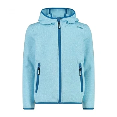 Abbildung von CMP FIX HOOD Fleecejacke für Kinder, Größe: 92, Light blue