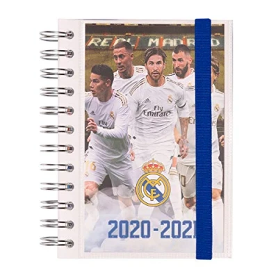 Abbildung von Erik Planer Schulplaner Real Madrid KalenderTagesansicht 2020/2021 für Schüler Terminplaner