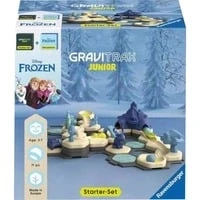 Abbildung von Ravensburger Kugelbahn Bausatz GraviTrax Junior Starter Set Disney Frozen, Made in Germany