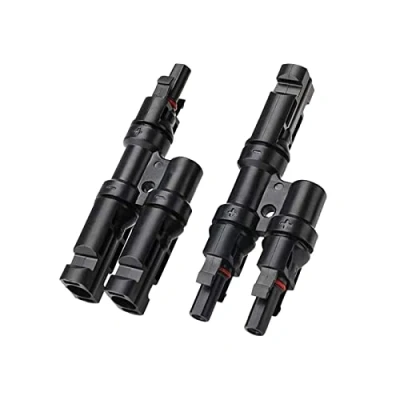 Abbildung von Y Stecker Männlich/Weiblich, Solar Photovoltaik Steckverbinder, T Typ Solarstecker, Solarpanel Kabelstecker (1Y2)