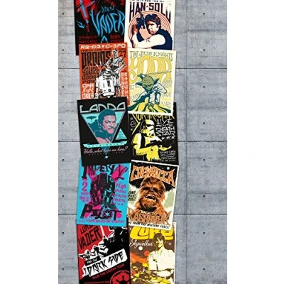 Abbildung von Komar Vliestapete &quot;Star Wars Rock On Wall&quot;, 120x200 cm (Breite x Höhe), Vliestapete, 100 Bahnbreite