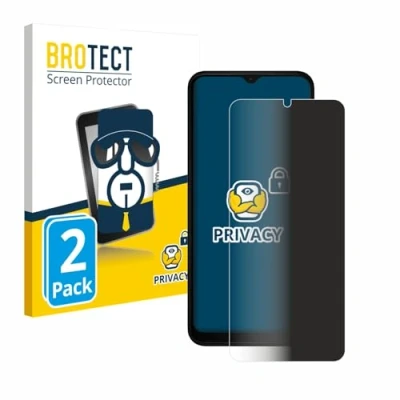 Abbildung von BROTECT (2 Stück Anti Spy Blickschutzfolie für Nokia C22 Privacy Screen Protector [Displayschutz Folie, Sichtschutz, Blaulichtfilter]