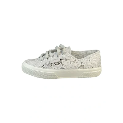 Abbildung von Superga Macrame Sneaker low, Damen, Größe: 36, Grey silver Schuhe