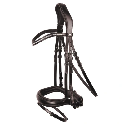 Abbildung von Schockemöhle Trense Premium Brantford Espresso/Silber WB