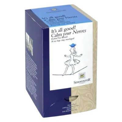 Abbildung von Sonnentor Tee Reine Nervensache Wieder gut! Doppelkammerbeutel, 2er Pack (2 x 27 g) Bio