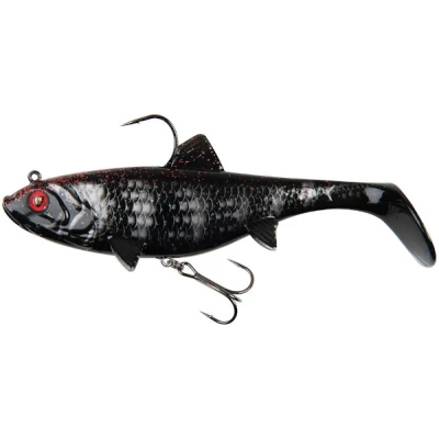 Abbildung von Fox Rage Replicant 23cm 9&quot; Wobble 155g UV Nightmare Gummifisch