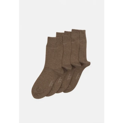 Abbildung von camano Online Unisex 4 PACK Socken, Größe: 35 38, Camel