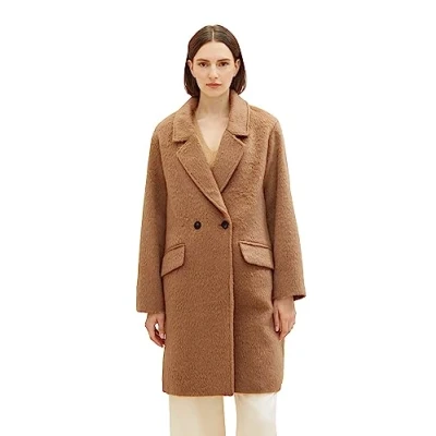 Abbildung von TOM TAILOR Damen 1037555 Loose Fit Mantel, 32171 blush Mahogany, XXXL