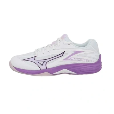 Abbildung von Mizuno Thunder Blade Z Volleyballschuh, Damen, Größe: 40, White/patrician purple/quince Schuhe