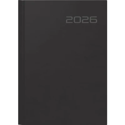 Abbildung von Rido Buchkalender futura 2 A5 1 Woche/2 Seiten Balacron schwarz Kalend
