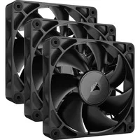 Abbildung von Corsair iCUE LINK RX120 120mm PWM Lüfters mit System Hub Magnetisches Kuppellager Dreierpack Schwarz