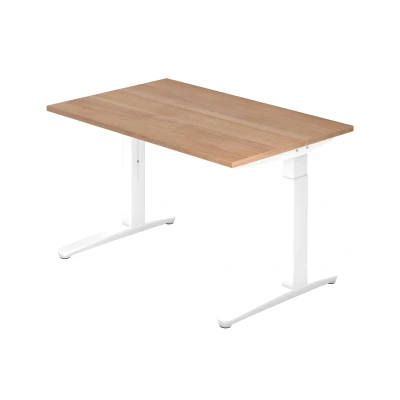 Abbildung von Hammerbacher Schreibtisch XB12 Nussbaum/Weiß