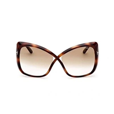 Abbildung von Sonnenbrillen Tom Ford JASMIN FT 0943 Havana/Brown Shaded 63/14/135 Damen