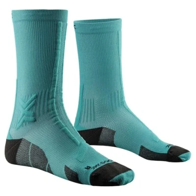 Abbildung von X Socks Trailrun Discover Crew Laufsocke Grün Mann Grösse 39 41