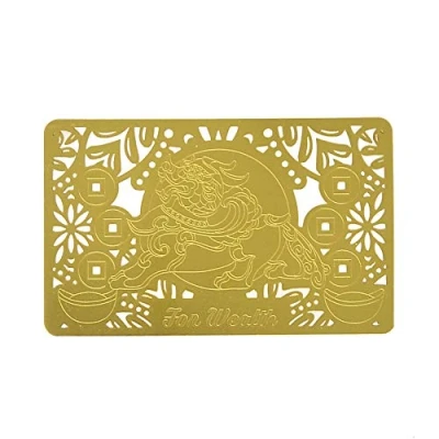 Abbildung von Juanxian Goldene Karte W4277 von Feng Shui Chi lin/Pi Yao Wealth