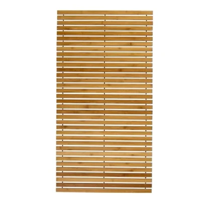 Abbildung von Kleine Wolke Badematte &quot;Level Holzmatte&quot;, Höhe 8 mm, rutschhemmend beschichtet, fußbodenheizungsgeeignet, 100% Bambus