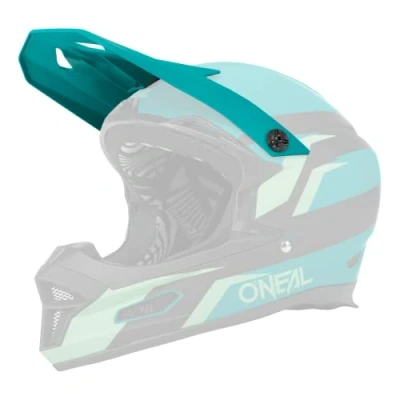 Abbildung von O&#039;NEAL Ersatzschirm Fahrrad Helm Mountainbike MTB für den Fury Helmet Stage V.22 Visor Erwachsene Schwarz Petrol