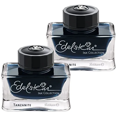 Abbildung von Pelikan Tintenfass Edelstein Tanzanite 50ml Kostenlose Gravur