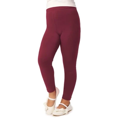 Abbildung von Merry Style Mädchen Lange Leggings aus Viskose MS10 130 (Weinrot, 110)