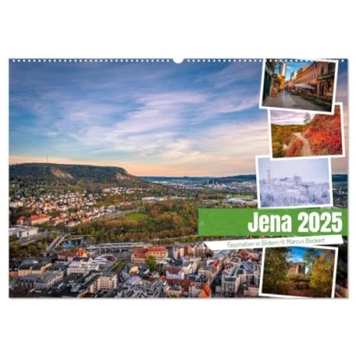 Abbildung von Jena Faszination in Bildern (Wandkalender 2025 DIN A2 quer), CALVENDO Monatskalender