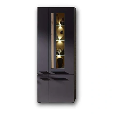 Abbildung von Innostyle Standvitrine &quot;Loft Two&quot;, mit Soft Close Funktion, inkl. Beleuchtung