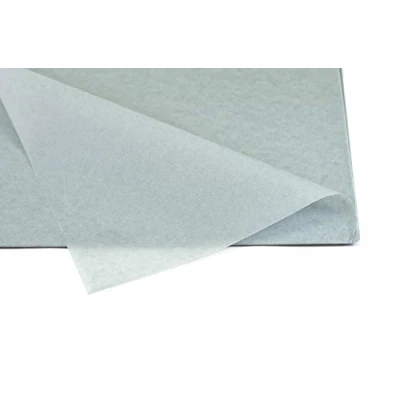 Abbildung von Creativery Seidenpapier Tissue Papier 50 x 75cm 10 Bögen Gestalten Dekorieren Vepacken bunt Farbe hell Silber grau 012H