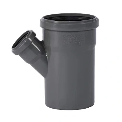 Abbildung von HT Safe grenrør 110/50mm 45grHurtigere og nemmere montering med de nye patenterede tætningsringe bestående af 3 læber.