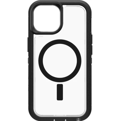 Abbildung von Apple iPhone 15 Hülle MagSafe Kunststoff OtterBox Hard Case/Backcover Handyhülle Transparent