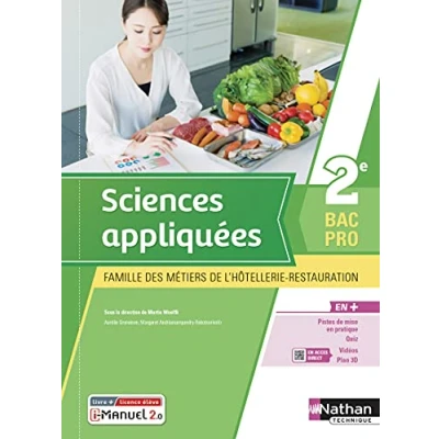 Abbildung von Sciences appliquées 2e Bac Pro MHR Livre + licence élève 2021