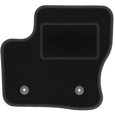 Abbildung von Wielganizator Fahrer Fußmatte Velours passend für Ford Transit Connect FL (2017 ) dostawczy Fahrerseite Fahrermatte Veloursfussmatte Schwarz 1 teilig Passgenau