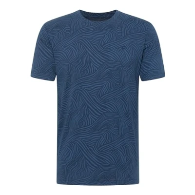 Abbildung von Mustang Tshirt print, Herren, Größe: XXL, Blau