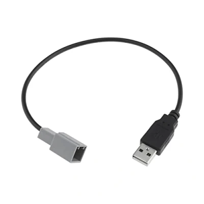 Abbildung von Be In Your Mind Autoradio USB Kabelbaum Kabel Adapter Ersatz Kompatibel mit Camry Civic Toyota CHR Schwarz