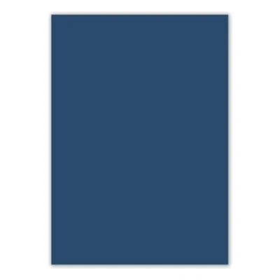 Abbildung von 25 DIN A4 Papier bögen Planobogen Nachtblau (Blau) 240 g/m² 21 x 29,7 cm Bastelbogen Ton Fotokarton Bastel Karton FarbenFroh