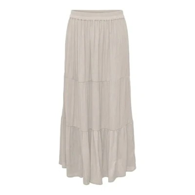 Abbildung von ONLY Onlmikka LIFE LONG Skirt Alinienrock, Damen, Größe: Medium, Moonbeam