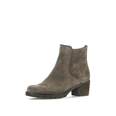 Abbildung von Gabor Damen Ankle Boots, Frauen Stiefeletten,Moderate Mehrweite (G),Booties,halbstiefel,Kurzstiefel,Mohair (Flausch),39 EU / 6 UK