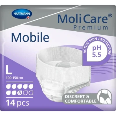 Abbildung von Molicare Premium Mobile 8 Tropfen Größe l