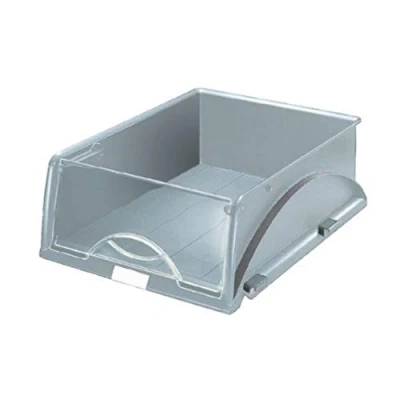 Abbildung von Leitz Ablagekorb A4, 4er Pack, Ideales Sortier und Ablagesystem für Poststellen Kopierräume, Grau, Sorty, 52310085