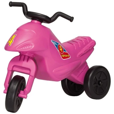 Abbildung von Dohany Rutschmotorrad Rutscher Fahrzeug 4 Mini Laufrad Lauflernrad pink, Belastbarkeit 25 kg