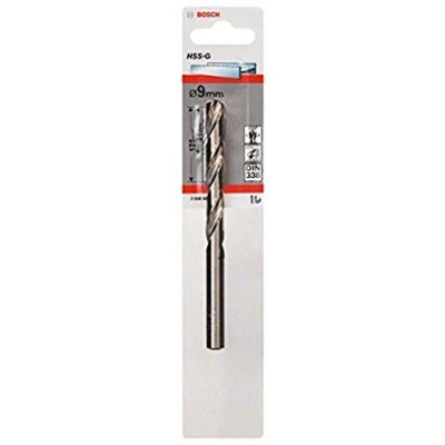 Abbildung von Bosch Professional Metallbohrer HSS G Geschliffen (Ã˜ 9 Mm)