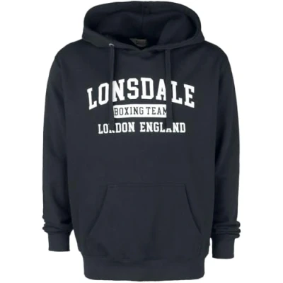 Abbildung von Lonsdale Kapuzenpullover, Herren, Größe: XXL, Black white