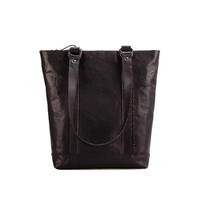 Abbildung von Spikes &amp; Sparrow Leder Shopper Laramie, Schwarz