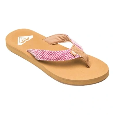 Abbildung von Roxy Porto Zehentrenner, Damen, Größe: 41, Raspberry Textil