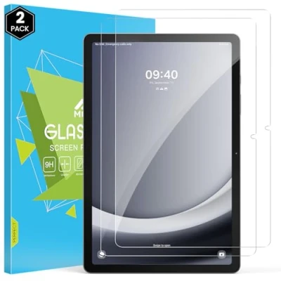 Abbildung von MoKo 2 Stück Folie für Samsung Galaxy Tab A9 Plus Schutzglas, Schutzfolie Kompatibel mit A9+ 11&quot; 2023, Klar HD 9H Härte Anti Bläschen Transparent