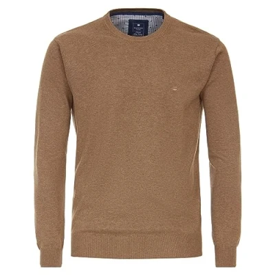 Abbildung von Redmond MIT Rundhals Ausschnitt IN Verschiedenen Strickpullover, Herren, Größe: XL, Camel
