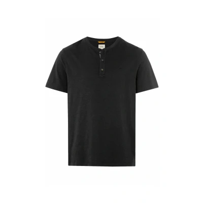 Abbildung von camel active Henley Kurzarm Tshirt basic, Herren, Größe: 3XL, Asphalt