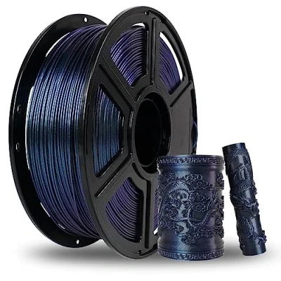 Abbildung von FLASHFORGE PETG Filament 1.75mm, Chamäleon Farbverschiebung 3D Drucker Filament, ändert Farbe mit Licht und Winkel, 1KG Spule (2.2lbs), Maßgenauigkeit±0.02 mm, Premium (Burnt Titanium)